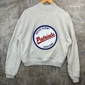 Heritage‎ Academy Patriots Cheerleading Sweatshirt Great  Embroidered Sz M